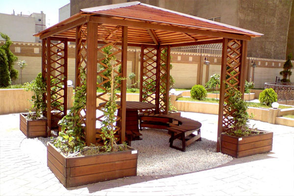 طراحی آلاچیق چوبی 553